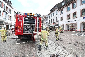 Die Feuerwehr musste am Montag zu einem Einsatz in der Rietstraße in Villingen ausrücken.  Foto: Eich