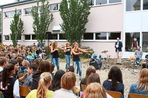 Bei den Vorführungen zeigten die Schüler, was sie bei den Projekttagen einstudiert hatten: etwa einen Zumba-Tanz. Foto: Schwarzwälder-Bote
