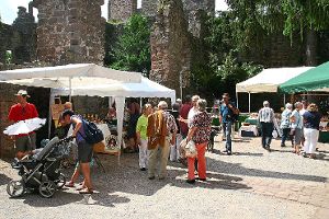 Die Burgruine wird  am 5. Juli in das Marktgeschehen eingebunden.  Foto: Veranstalter Foto: Schwarzwälder-Bote