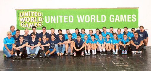 Fast wie bei Olympia: die SG Schramberg/St. Georgen in Klagenfurt bei den United World Games. Foto: Fehrenbach Foto: Schwarzwälder-Bote