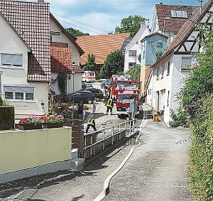 In Rexingen kam es zu einem Feuerwehr-Einsatz, weil ein Rauchmelder ausgelöst wurde.  Foto: Feuerwehr
