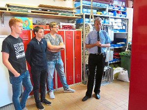 Mit einer Infoveranstaltung im Feuerwehrhaus hat die Höfendorfer Wehr um Nachwuchs geworben.  Foto: Maute Foto: Schwarzwälder-Bote