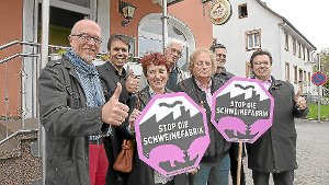 Schweinezüchter kämpft gegen Stadt