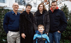 Die Initiatoren des Feriendorfes: Jochem Schaaf (von links), Hildegard Schaaf, Andre, Friederike und Steven Holzheuer.  Foto: Bombardi Foto: Schwarzwälder-Bote