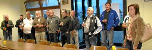 Die Vertreter der Hohenzollern-Pokalgemeinschaft beim Empfang im Foyer der WeilheimerFesthalle. Fotos: Ullrich Foto: Schwarzwälder-Bote