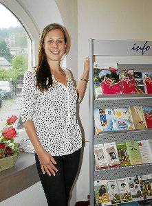 Corinne Feger ist neue Koordinationsleiterin des Stadtmarketings in Bad Herrenalb. Foto: Glaser Foto: Schwarzwälder-Bote
