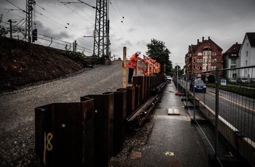 Die Bauarbeiten für Stuttgart 21 treffen die S-Bahn zum Stadion. Foto: Leif Piechowski