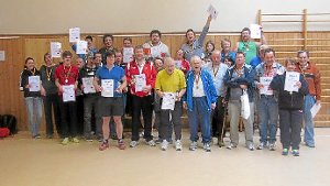 32 Sportler gingen diesmal beim Tischtennisturnier der BruderhausDiakonie in Schernbach an den Start.  Foto: BruderhausDiakonie Foto: Schwarzwälder-Bote