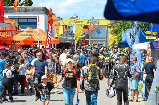 Das Touratech Travel Event ist bei Motorradfans von Nah und Fern sehr beliebt. Foto: Bantle Foto: Schwarzwälder-Bote