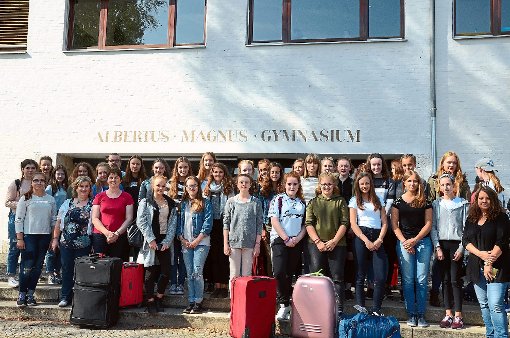 Die Koffer sind wieder gepackt: Besuch von einer irischen Mädchenschule hatte das Rottweiler AMG. Foto: AMG Foto: Schwarzwälder-Bote