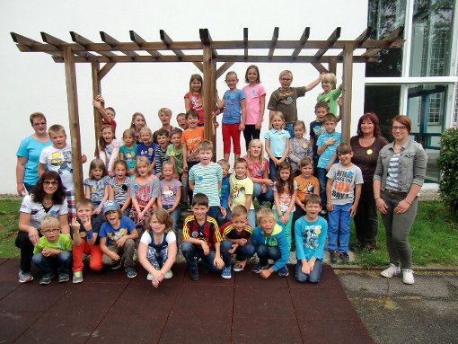 44 Kinder besuchen die Kinderferienbetreuung der Gemeinde Dietingen in der Dietinger Schule.  Foto: Baur Foto: Schwarzwälder-Bote