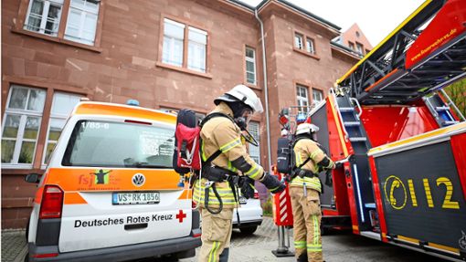 Die Feuerwehr musste am Montagmorgen zur Seniorenresidenz am Kaiserring in Villingen ausrücken. Foto: Marc Eich