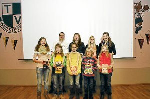 Für die beste Saisonleistung in ihrer Altersklasse erhielten einige Nachwuchsleichathleten Auszeichnungen.   Foto: Verein Foto: Schwarzwälder-Bote