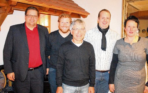 Der Vorstand der Gruppe 84 blickt optimistisch ins Jahr 2016. Von links: Jürgen Sulzmann, Patrick Gemeinder, Berthold Geyer, Roman Murr und Sandra Gehringer.  Foto: D. Maier Foto: Schwarzwälder-Bote