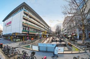 Der Gebäudekomplex in der unteren Königstraße ist als Standort für das Zentrum Baukultur im Gespräch. Foto: Lichtgut/Max Kovalenko