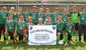 Durch einen 5:0-Erfolg gegen die SGM Lauterbach sicherte sich die SGM Beffendorf den C-Junioren-Bezirkspokalsieg.  Fotos: Peiker Foto: Schwarzwälder-Bote
