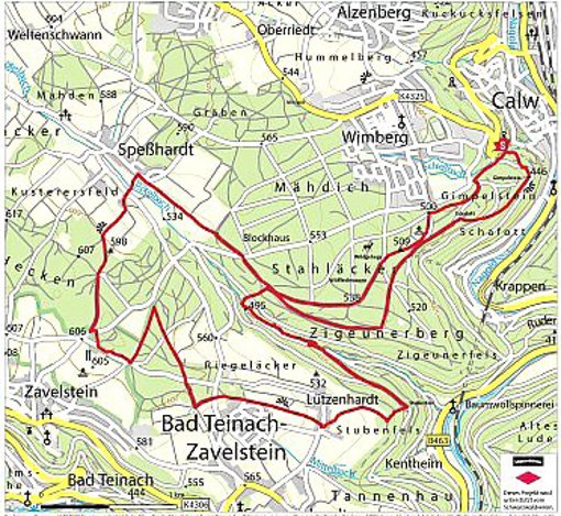 Von Calw nach Bad Teinach-Zavelstein und wieder zurück führt der neue Genießerwanderweg. Foto: Schwarzwälder-Bote