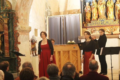 Stephanie Simon, Bernhard Kuffer, Katja Woitsch und Regina Bußmann (von links) haben ein Konzert gegeben. Foto: Berbalk Foto: Schwarzwälder-Bote