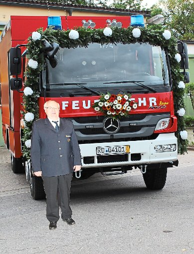 Seit 25 Jahren ist Albrecht Teufel Gesamtkommandant der Feuerwehr Eutingen im Gäu und damit im Kreis der dienstälteste Gesamtkommandant.  Foto: Feinler Foto: Schwarzwälder-Bote