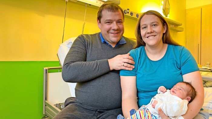 Neujahrsbaby aus St. Georgen: Merle ist das erste Baby im neuen Jahr im Schwarzwald-Baar-Klinikum