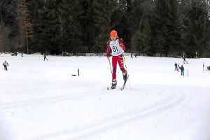 Luisa Haag lief in der Klasse U12 der Konkurrenz auf und davon. Foto: Schumacher Foto: Schwarzwälder-Bote