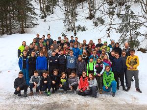 Großen Spaß hatten die Schüler der CHR Nagold am Wintersporttag. Foto: CHR Foto: Schwarzwälder-Bote