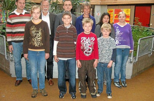 Sie haben sich mächtig ins Zeug gelegt: die Schüler der Wilhelm-Hauff-Schule, um Spenden zu sammeln. Foto: Schwarzwälder-Bote