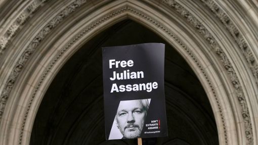 Der Australier Julian Assange sitzt seit seiner Festnahme im April 2019 im Londoner Hochsicherheitsgefängnis Belmarsh. Foto: Kirsty Wigglesworth/AP/dpa
