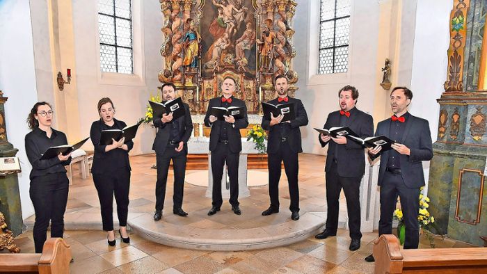 Wallfahrtskirche Heiligenbronn: Standing Ovations für Gesangsgruppe Sixpack