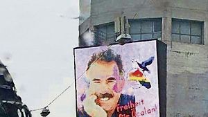 Aufregung um Werbung für Abdullah Öcalan