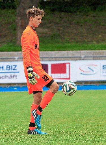 A-Jugend-Torhüter Hannes Walz kam zu seinem Verbandsligadebüt als Feldspieler  Foto: Kraushaar Foto: Schwarzwälder-Bote