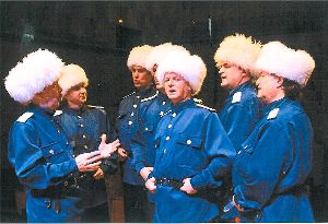 Stimmgewaltig präsentieren sich die Wolga-Kosaken beim Auftritt am 3. September im Rosensaal.                               Foto: Veranstalter Foto: Schwarzwälder-Bote