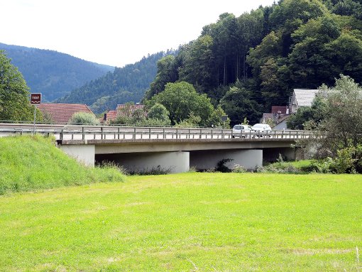 Die Gutachbrücke ist in die Jahre gekommen und muss langfristig umfassend saniert werden. Der neue Radweg soll den Planungen nach unter dieser Brücke verlaufen. Foto: Gräff
