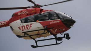 Auch ein Hubschrauber war bei dem Unfall im Einsatz. (Symbolfoto) Foto: Heidepriem