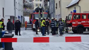 Bei einem Feuer in Leingarten kam eine Person ums Leben. Foto: 7aktuell.de/ CV/7aktuell.de | CV