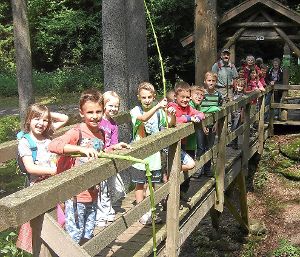 Der Schwarzwaldverein, Ortsgruppe Dobel , war mit 13 Kindern unterwegs. Foto: Verein Foto: Schwarzwälder-Bote