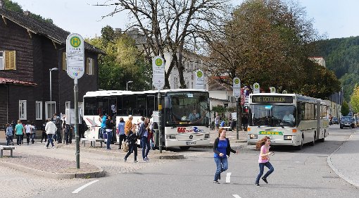 Der Busverkehr an den Bahnhof Horb ist nächste Woche wegen einer Sperrung eingeschränkt. Foto: Hopp Foto: Schwarzwälder-Bote