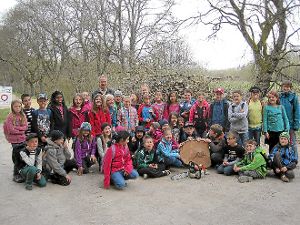 Für die Grundschüler der dritten Klassenstufe ging es einen Tag in den Waldunterricht. Foto: Schule Foto: Schwarzwälder-Bote
