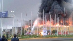 Flughafen wurde nach Großbrand geschlossen