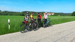 Schon im Frühjahr wurde fleißig trainiert: der AOK Radtreff auf Tour Foto: Mühlenhoff Foto: Schwarzwälder-Bote