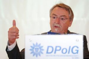 Der Landeschef der Deutschen Polizeigewerkschaft, Joachim Lautensack. Foto: dpa