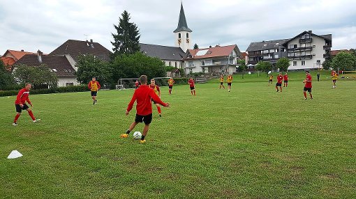 Ohne Fleiß kein Preis – richtig rangenommen wurden die Fußballer der TSG Balingen beim viertägoigen Trainingslager in Ühlingen-Birkendorf.   Foto: Engelhardt