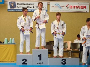 Ganz oben auf dem Siegerpodest stand der Balinger Judoka Oliver Richter bei den Landesmeisterschaften. Foto: Richter Foto: Schwarzwälder-Bote