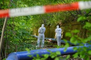 Anfang Juni 2014 waren zwei Leichen in Koffern im Stuttgarter Schlossgarten gefunden worden. Kommende Woche beginnt der Prozess gegen den 48 Jahre alten Verdächtigen. Foto: dpa