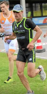 Markus Flaig zeigte beim Tuttlinger Triathlon einen sehr guten Wettkampf.  Foto: Weidenauer Foto: Schwarzwälder-Bote
