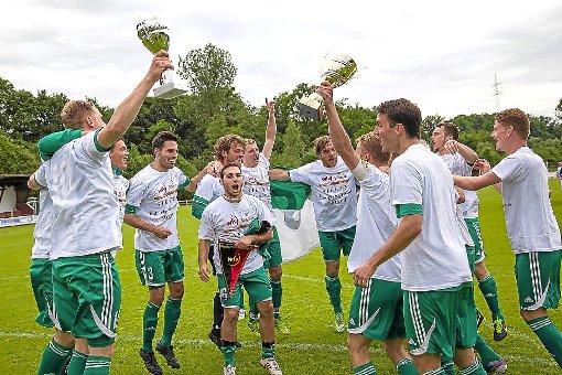 In dieser Saison jubeln andere, denn Titelverteidiger SV Grün-Weiß Stetten ist in die Landesliga aufgestiegen.  Foto: Stoll Foto: Schwarzwälder-Bote