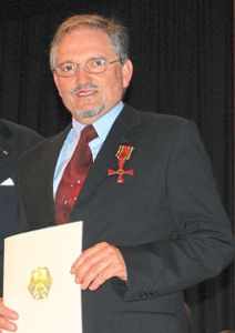 Rudolf Allgeier war seit dem Jahr 1994 Erster Bürgermeister-Stellvertreter.  Für seine vielen Verdienste erhielt er 2009 das Bundesverdienstkreuz am Bande. Archivfoto: Kienzler Foto: Schwarzwälder-Bote