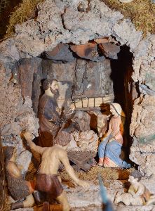 Im Zentrum des Krippenbergs sind Maria und Joseph mit dem Jesuskind zu finden.  Foto: Siegmeier Foto: Schwarzwälder-Bote