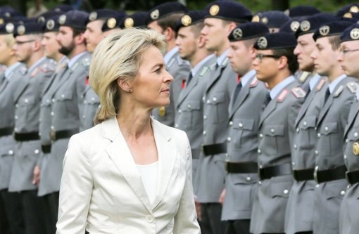 Verteidigungsministerin Ursula von der Leyen (CDU) Foto: dpa