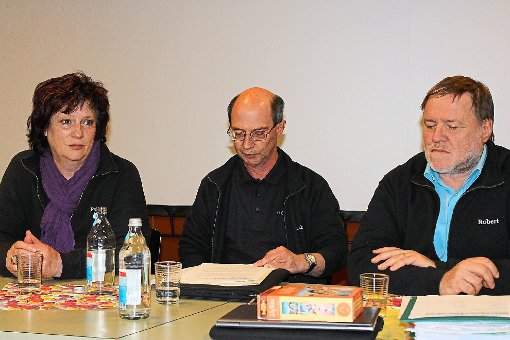 Der Vorstand des Guckloch-Kinos (von links):  Petra Guhl,  Günther Bäuerle und Kassenwart Robert Hönl.  Foto: Frank-Gauckler Foto: Schwarzwälder-Bote